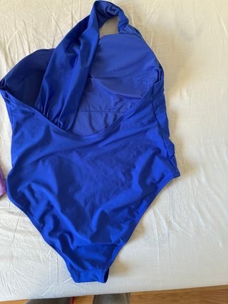 Bañador de una pieza azul H&M