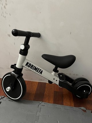 Triciclo Infantil Korimefa Blanco y Negro
