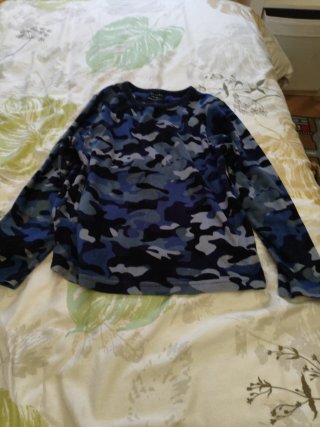 Pijama de Camuflaje Azul