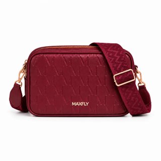 Bolso bandolera mujer con 3 bolsillos y cremallera