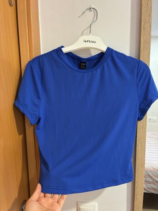 Camiseta Azul Shein Talla M