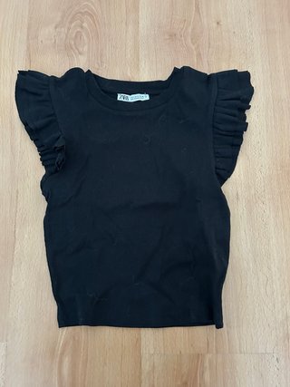 Top negro, Zara.