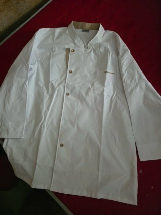 Casaca de Cocinero Blanca Talla 6XL