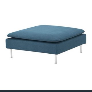 Fondello poggiapiedi SÖDERHAMN Tallmyra Blu
