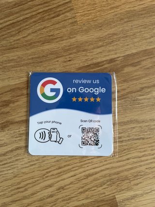 Targeta nfc, clientes dejen reseña más fácilmente