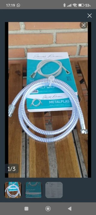 Manguera 1,5 mt para ducha