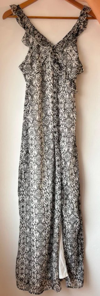 Vestido largo boho estampado