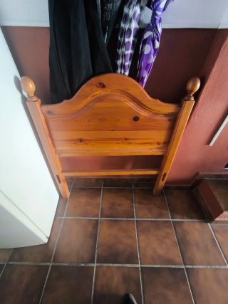 Cabecero de madera para cama de 90