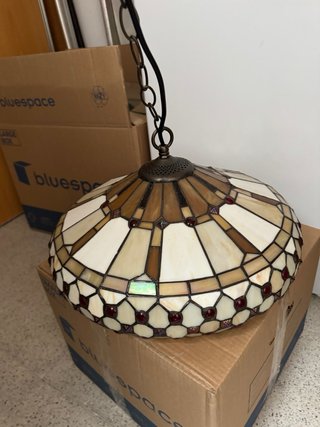 Lámpara de techo estilo Tiffany