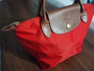 Bolso Longchamp Le Pliage Rojo