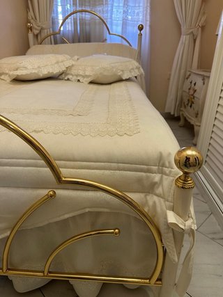 Cama de Metal 105cm con Pies
