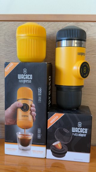 Pack Wacaco Nanopresso + adaptador NS para Nespres