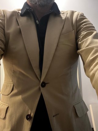 Americana Hackett Beige talla 48