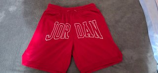 Pantalón corto Jordan rojo niño