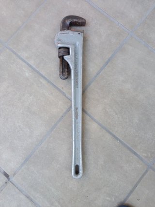 Llave de Grifa aluminio Rothenberger 24 pulgadas