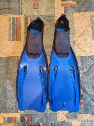 Aletas de Natación Azules