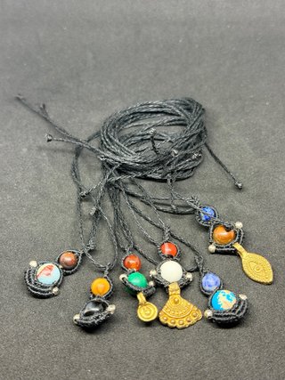 Set de 6 Collares Mini con Piedras
