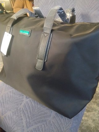 Bolso Baldinini Negro bolso de viaje / bolso shopp