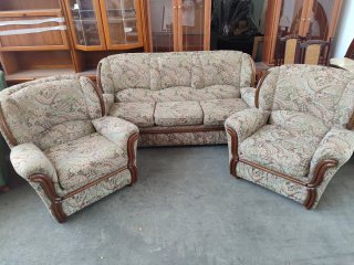 Conjunto de Sofá y 2 Sillones