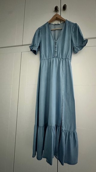 Vestido Largo Vaquero Zara
