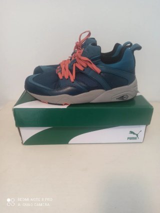 Zapatillas Puma Azul y Gris