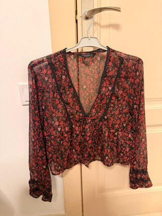 Blusa Estampada Stradivarius