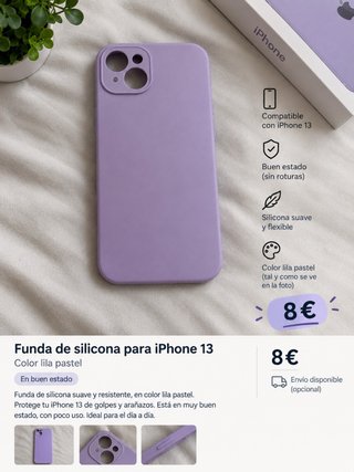 Funda para iPhone 13 Morada