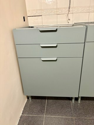 5 Muebles de cocina bajos nuevos Leroy Merlin.