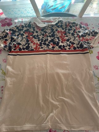 Polo U.S. Polo Assn. Beige y Estampado