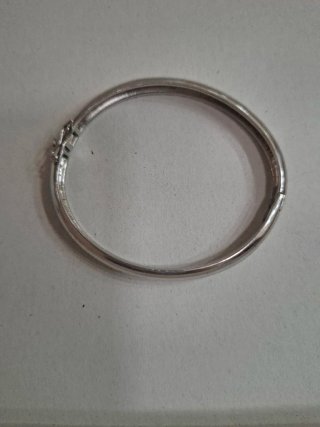 Brazalete Classic Bomber Plateado