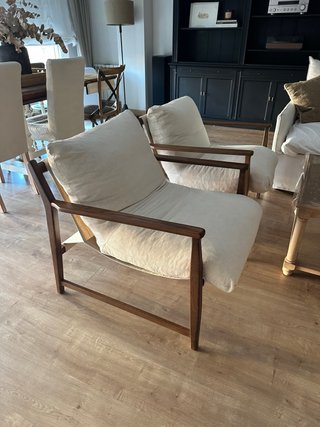 Butaca Zara Home de Madera y Lino