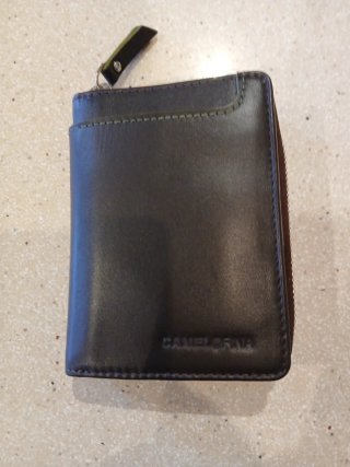 Cartera Billetera de piel Marrón