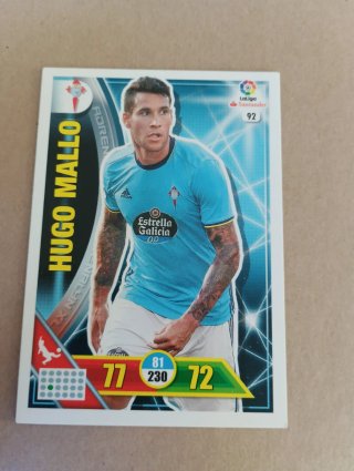 Hugo Mallo, Nº42 (RC Celta) Adrenalyn XL 2016 2017