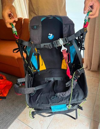 Silla de Parapente con Paracaídas