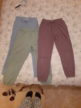 3 Pantalones de chándal niña, talla 11-12.