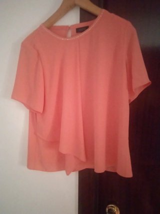 Blusa de fiesta Salmon
