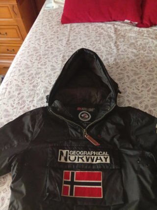 Cazadora Geographical Norway Negra Talla M