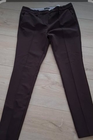 Pantalón de mujer marrón chocolate