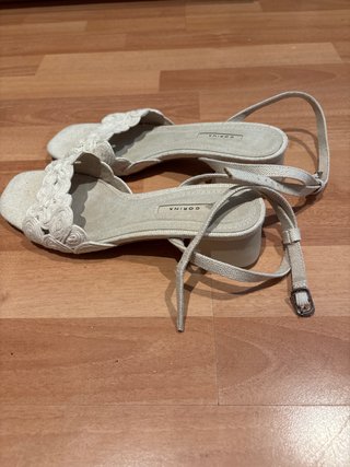 Sandalias Blancas Corinna Talla 38