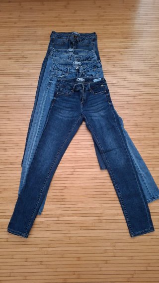Lote 4 Vaqueros Sfera Denim Talla 36