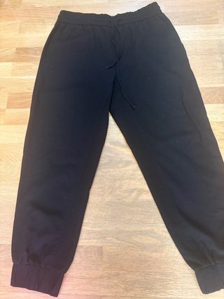 Pantalón Ancho Negro Zara Talla L