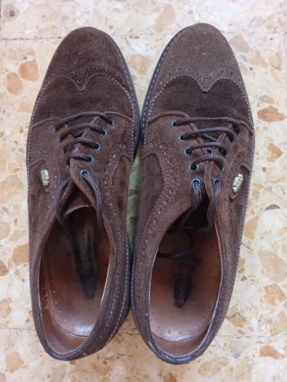 Zapatos de ante marrones