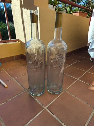 Pack 2 Botellas de Vidrio 6 Litros