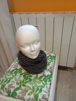 Bufanda de lana artesanal