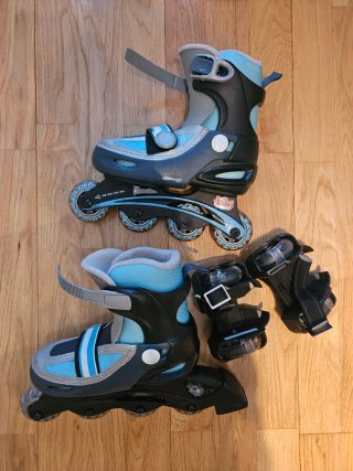 Patines Infantiles con adaptadores