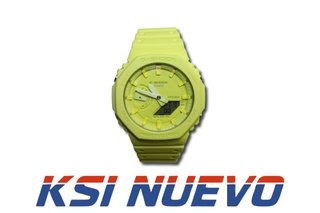 RELOJ CASIO G-SHOCK CA-2100-9A9 CASIOAK AMARILLO