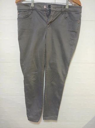 Pantalón Mujer Massimo Dutti Gris - Talla 44