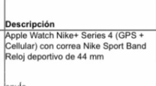 Apple Watch Nike+ Series 4 44mm GPS + Cellular