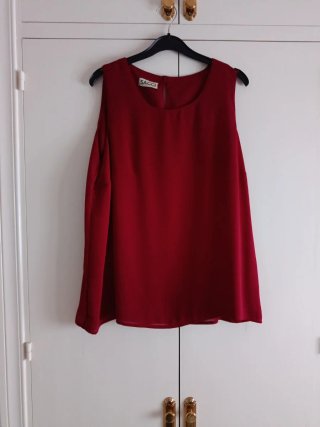 Blusa de Fiesta Saggi Roja