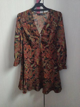 Vestido Estampado Paisley